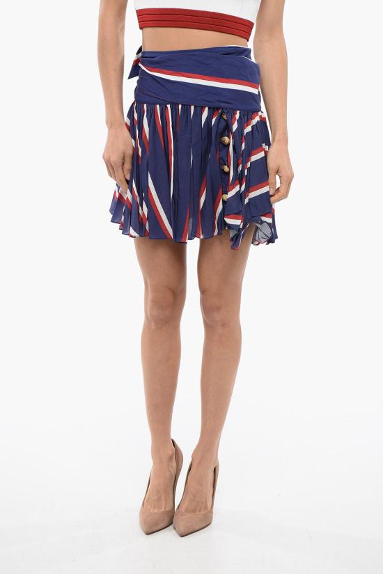  발망 숏 스커트 XF2LB460VC19 SEX Blue