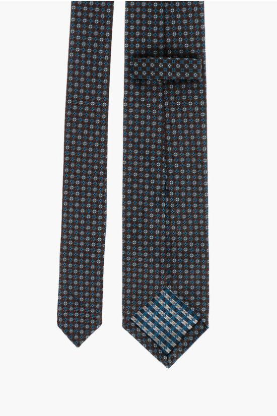  디스퀘어드2 넥타이 TIM0001 05S06709 M2758 Blu Marrone - DSQUARED2