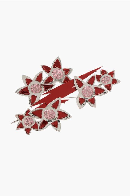  디스퀘어드2 브로치 S17PN2002 1275 M1209 Rosso Argento