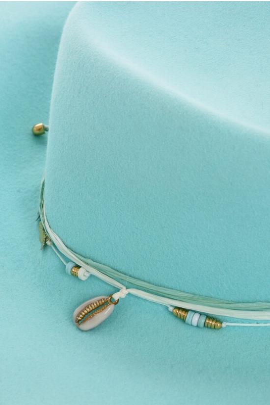  메종미셸 버킷햇 1144025001AQUABLUE Light blue - MAISON MICHEL