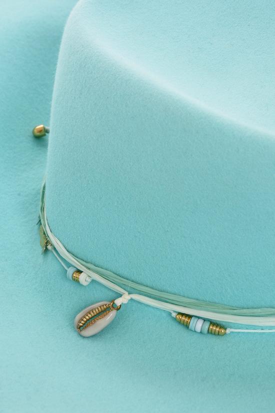  메종미셸 버킷햇 1144025001AQUABLUE Light blue - MAISON MICHEL