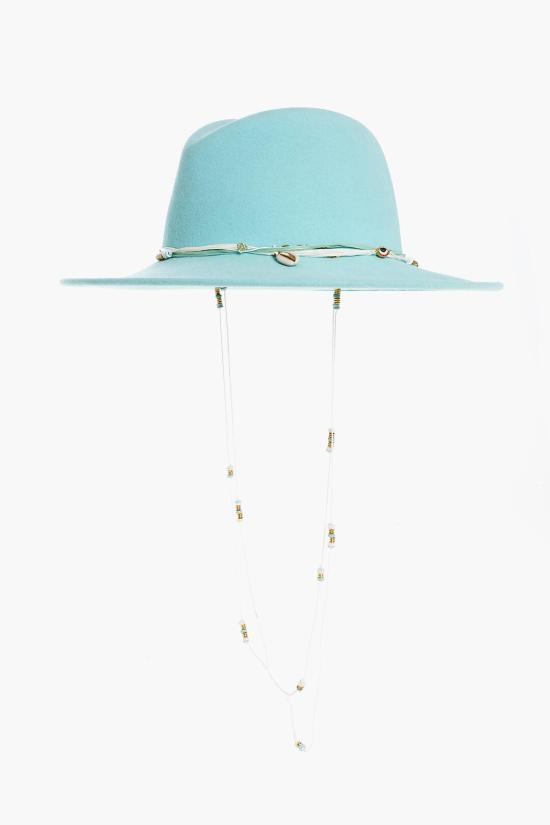  메종미셸 버킷햇 1114039001AQUABLUE Light blue - MAISON MICHEL