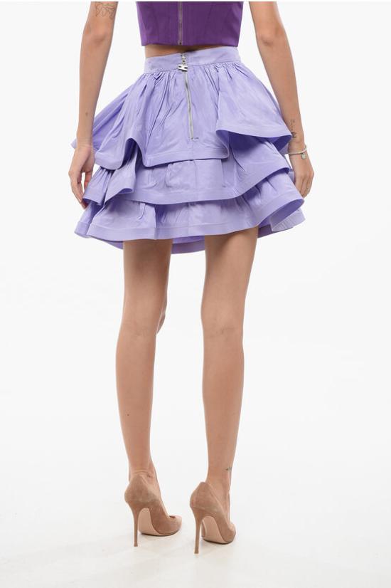  엘리자베타프랜치 숏 스커트 GO47211 Q38 Violet - ELISABETTA FRANCHI