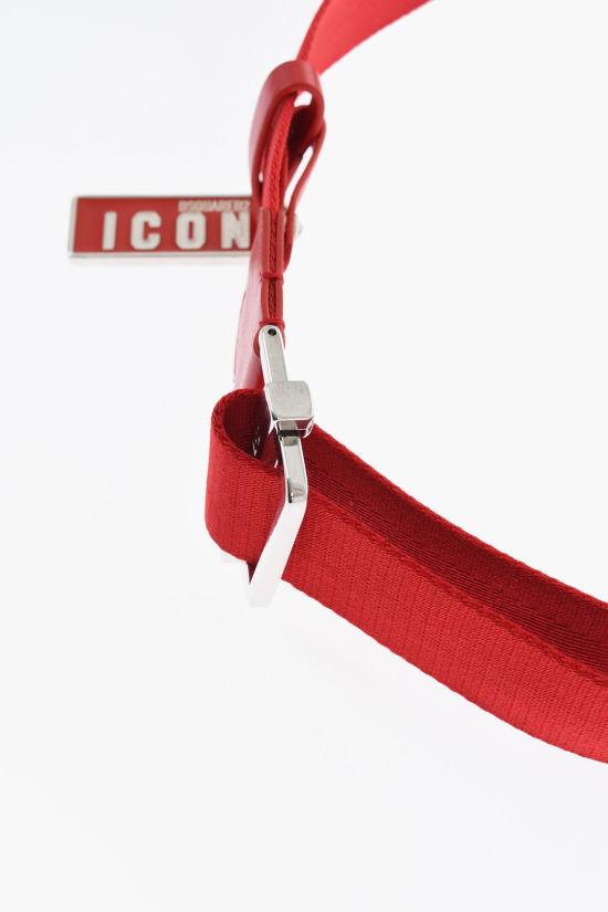  디스퀘어드2 패브릭 벨트 BEM0373 20200508 4065 Red - DSQUARED2