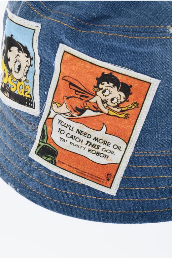  디스퀘어드2 버킷햇 HAM0034 04603447 2124 Blue - DSQUARED2