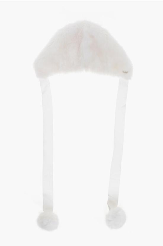  디스퀘어드2 이어플랩 캡 HAW0039 39101042 1062 White - DSQUARED2