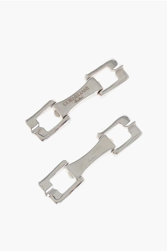  꼬르넬리아니 커프스 링크/타이 홀더 70TG58 2820558 001 Silver