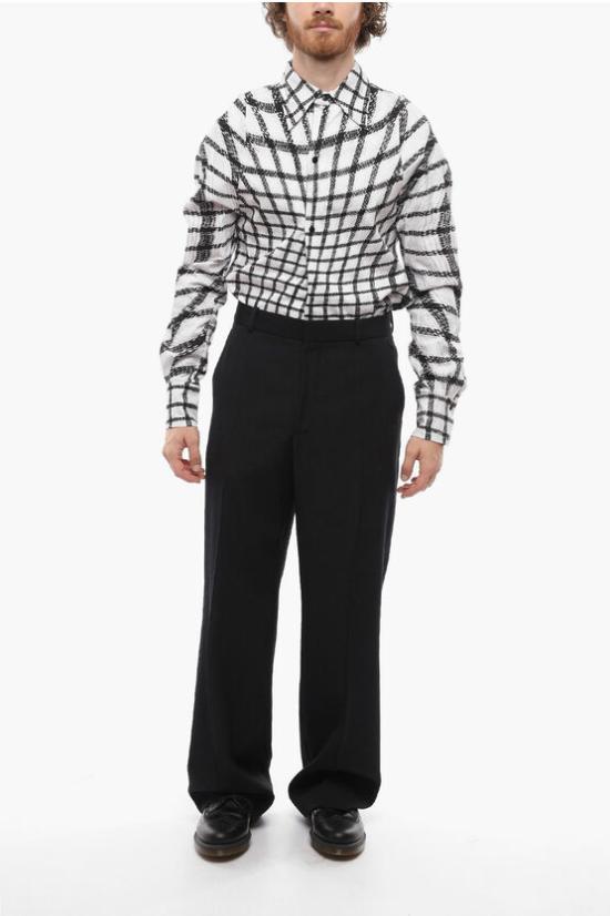  발망 카고 팬츠 YH0PQ117WB05 0PA Black - BALMAIN