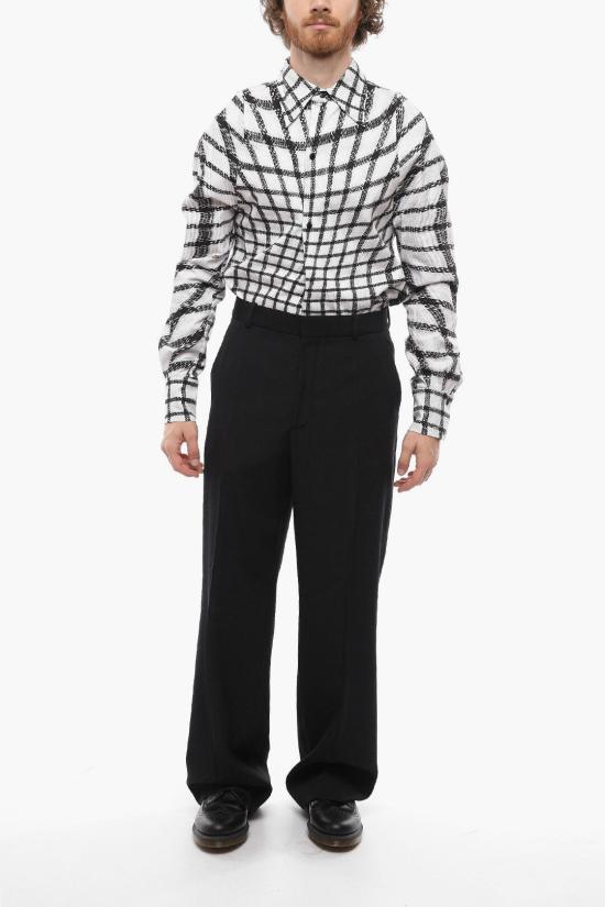  발망 카고 팬츠 YH0PQ117WB05 0PA Black - BALMAIN