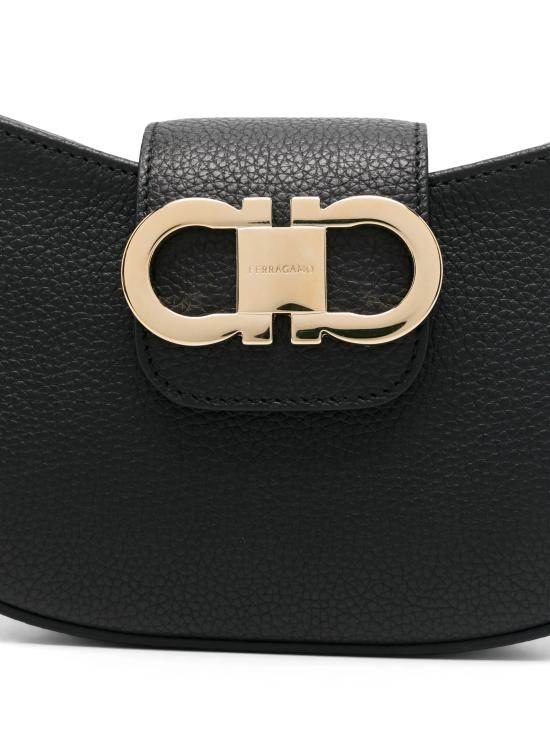 26FW 살바토레 페라가모 숄더백 220947785940 BLACK DOM - SALVATORE FERRAGAMO