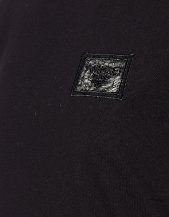 25FW 트윈셋 반팔 티셔츠 252TP2051 00006 Black - TWINSET