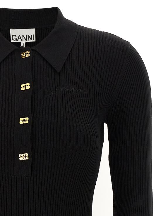 25FW 가니 숏 원피스 K2523099 Black - GANNI