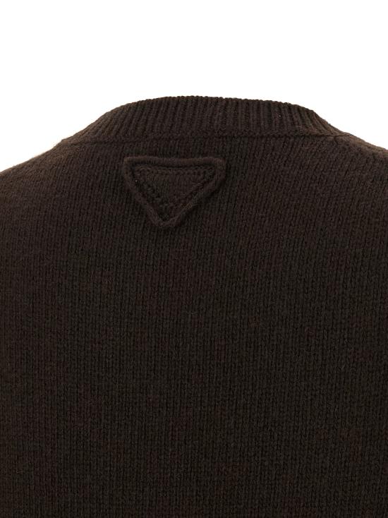 25FW 프라다 가디건 P24A3ZS23213XAF0003 Brown - PRADA