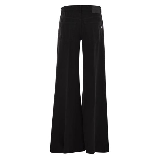 25SS 돈답 스트레이트 팬츠 DP775BFE020DBM5 BLACK - DONDUP