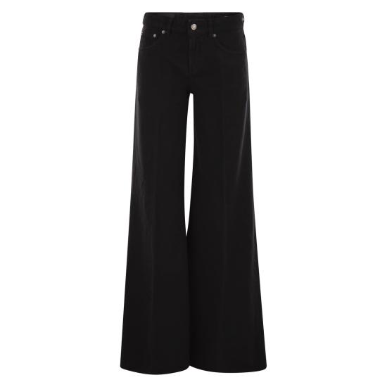 25SS 돈답 스트레이트 팬츠 DP775BFE020DBM5 BLACK