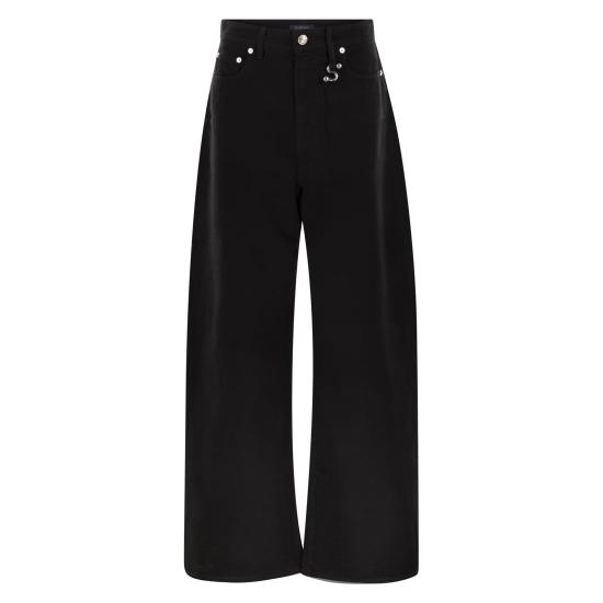 25FW 스포트막스 스트레이트 팬츠 2522136025600 BLACK