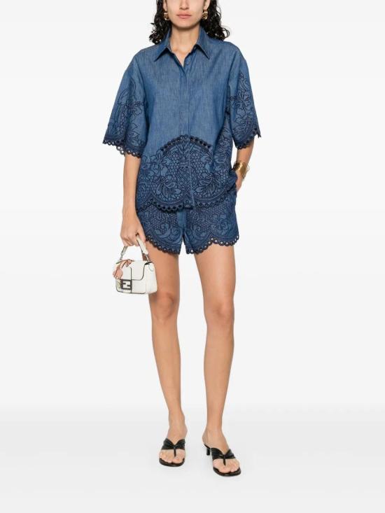 25FW 짐머만 셔츠 2066TSS254 RWBLU AB024028 - ZIMMERMANN