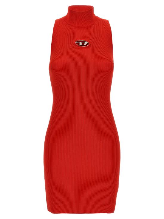 25FW 디젤 숏 원피스 A123960DLAX42A Red