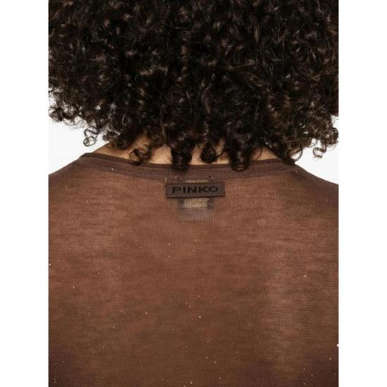 25FW 핑코 스웨터 105398A2PM L73 Marrone oliva - PINKO