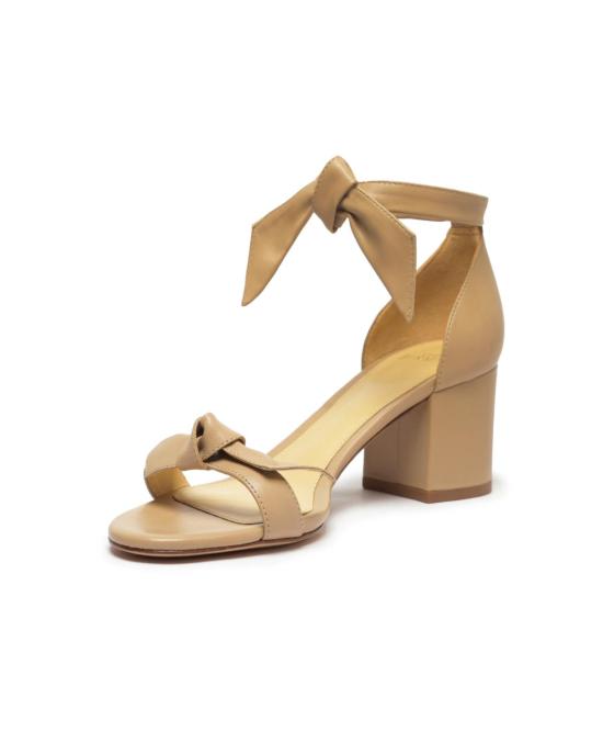 알렉산더버만 샌들 Alexandre Birman 클라리타 블록 60  누드 - ALEXANDRE BIRMAN