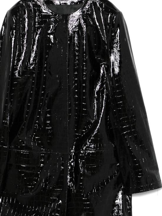 25FW 토템 코트 252WRO0219LE0129 001 Black - TOTEME