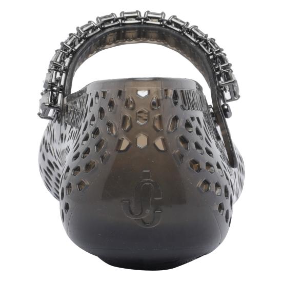 25FW 지미추 플랫 슈즈 THE JELLY NKRBLACK SMOKE Black - JIMMY CHOO