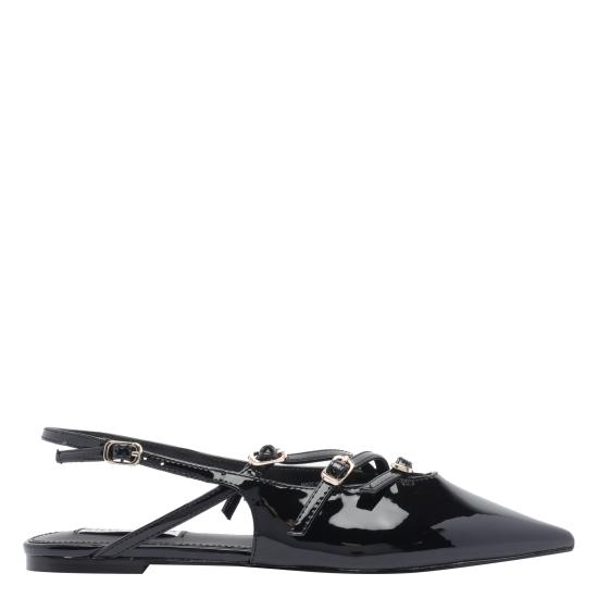 25FW 스티브매든 플랫 슈즈 CIANNA BLACK Black