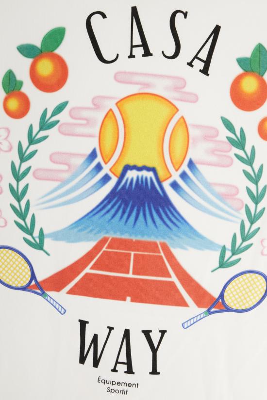 25FW 카사블랑카 반팔 티셔츠 MPF25JTS00108 WHITE - CASABLANCA