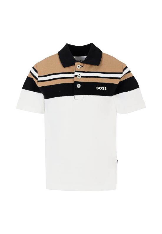 24FW [키즈] 보스 폴로 셔츠 J51173 10P WHITE