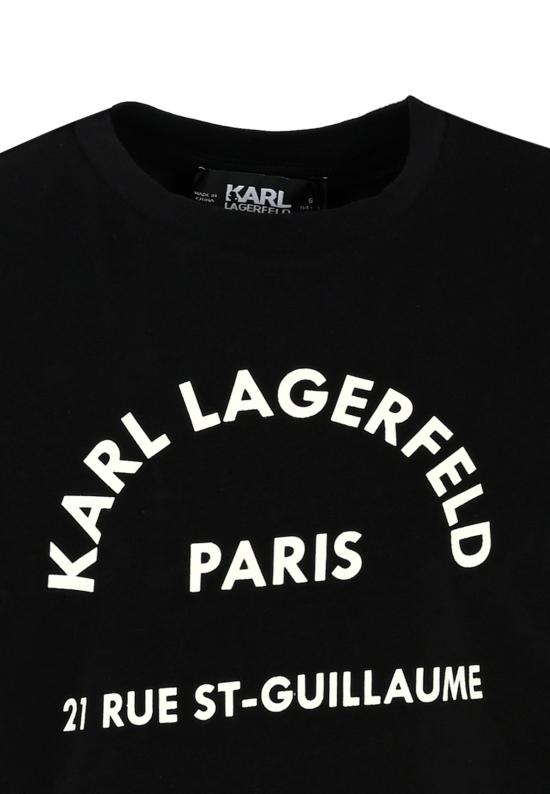 24FW [키즈] 칼라거펠트 티셔츠 Z30205 09B BLACK - KARL LAGERFELD