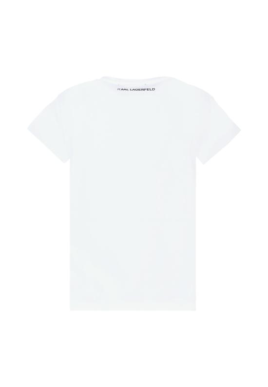 24FW [키즈] 칼라거펠트 티셔츠 Z30211 N09 WHITE - KARL LAGERFELD