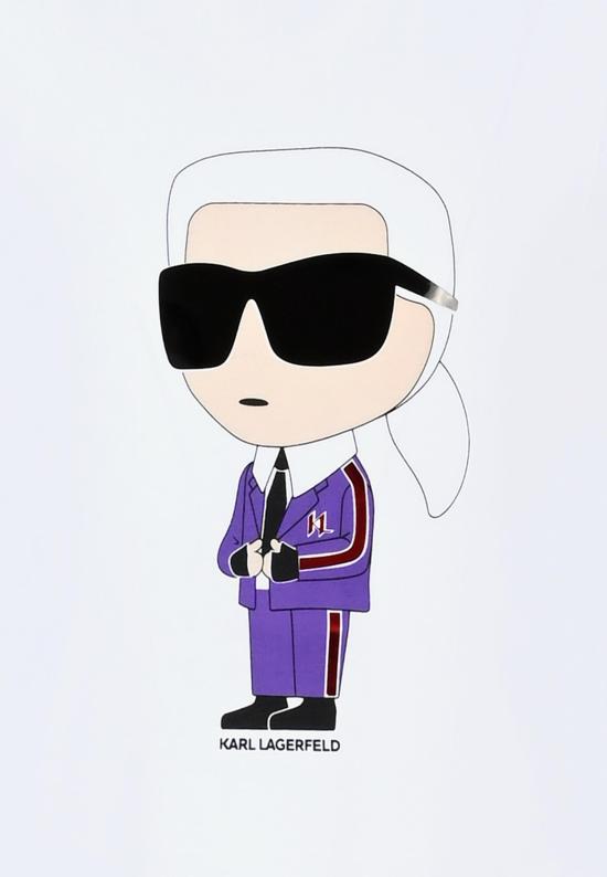 24FW [키즈] 칼라거펠트 티셔츠 Z30211 N09 WHITE - KARL LAGERFELD