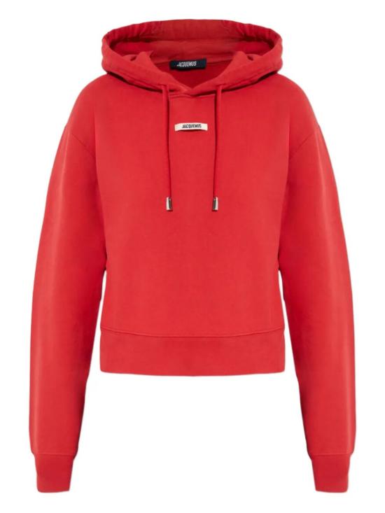 25FW 자크뮈스 후드 티셔츠 HOW00247AJ00109 471 RED