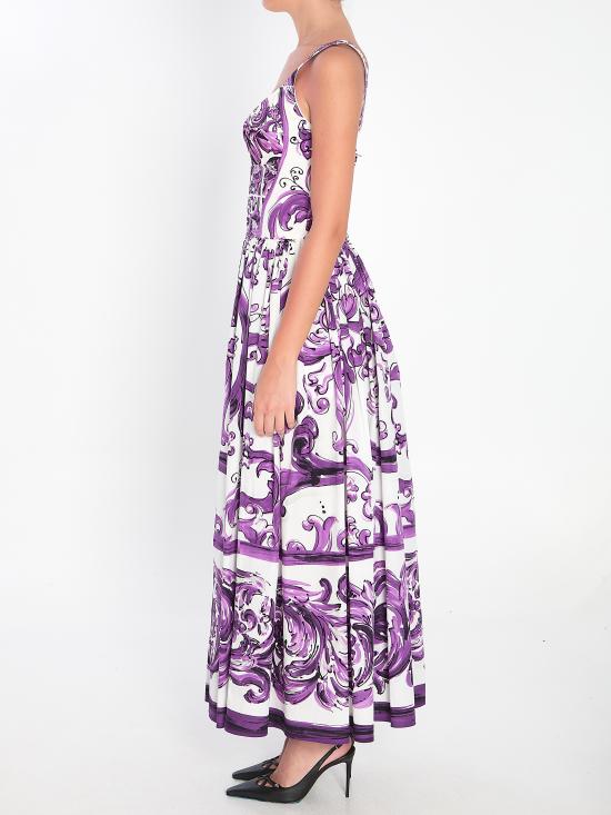 25FW 돌체앤가바나 미디 원피스 F6TTHT PURPLE - DOLCE & GABBANA