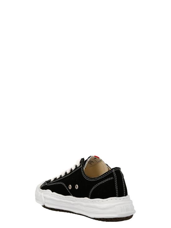26FW 메종 미하라 야스히로 행크 OG 솔 캔버스 로우탑 A05FW702BLACK White Black - MAISON MIHARA YASUHIRO