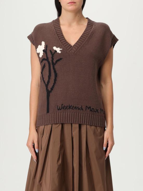 25FW 위켄드막스마라 베스트 2525356041600 001 Brown