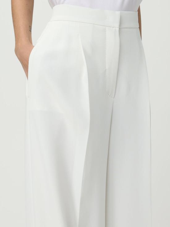 25FW 막스마라 스트레이트 팬츠 2521136071600 012 White - MAX MARA