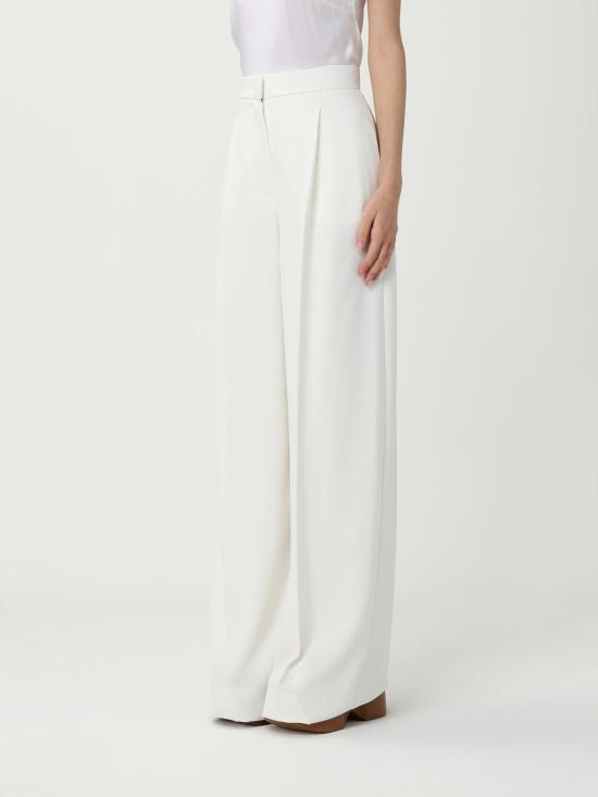 25FW 막스마라 스트레이트 팬츠 2521136071600 012 White - MAX MARA