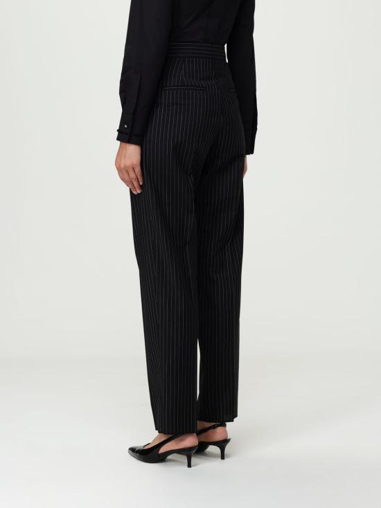 25FW 막스마라 스트레이트 팬츠 2521136021600 002 Black - MAX MARA