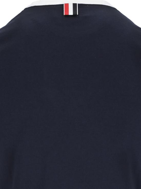 25FW 톰브라운 반팔 티셔츠 FJS075A 00042415 BLUE - THOM BROWNE