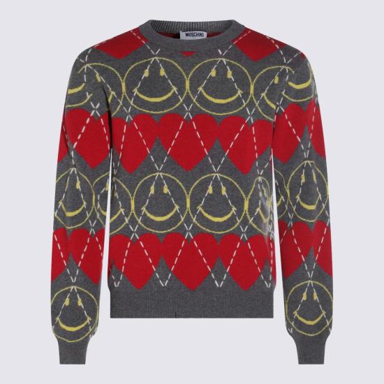 25FW 모스키노 스웨터 252ZZ092152021506 RED