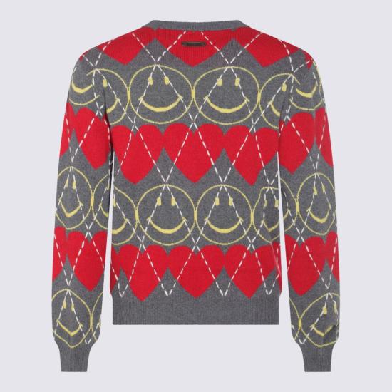 25FW 모스키노 스웨터 252ZZ092152021506 RED - MOSCHINO