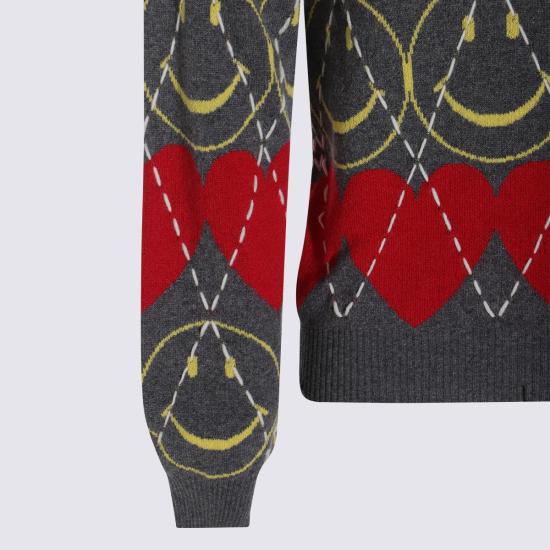 25FW 모스키노 스웨터 252ZZ092152021506 RED - MOSCHINO