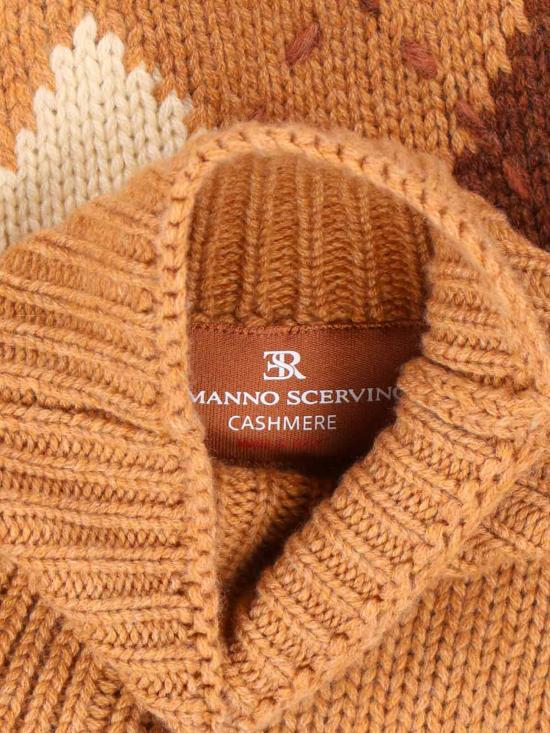 25FW 에르마노 설비노 터틀넥 D475M338RKYM D4723 Brown - ERMANNO SCERVINO