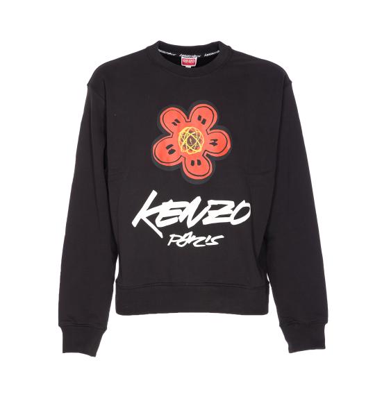 25FW 겐조 긴팔 티셔츠 FF65SW2524MC 99J Black