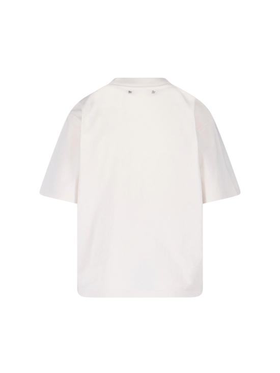 25FW 골든구스 반팔 티셔츠 GWP01874 P002127 82432 White - GOLDEN GOOSE