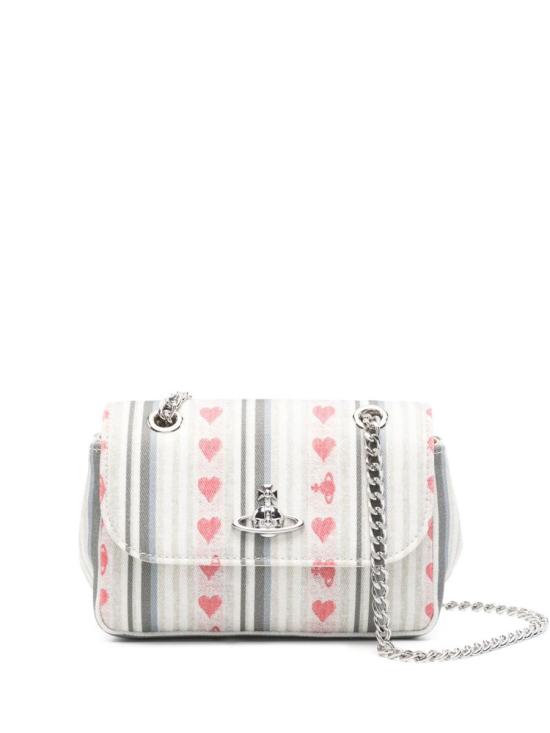 25SS 비비안웨스트우드 숄더백 5C01000BWW016OO306 HEART STRIPE DOM