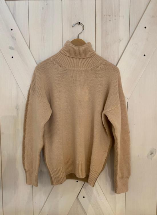  알리지 터틀넥 알리시 바이 컬러 스웨터