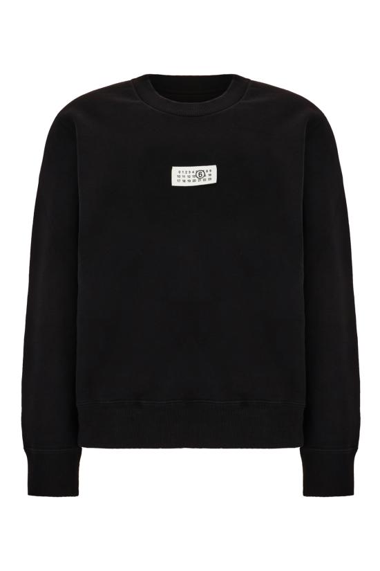 25FW MM6 메종마르지엘라 긴팔 티셔츠 S52GU0247M25025 900 BLACK