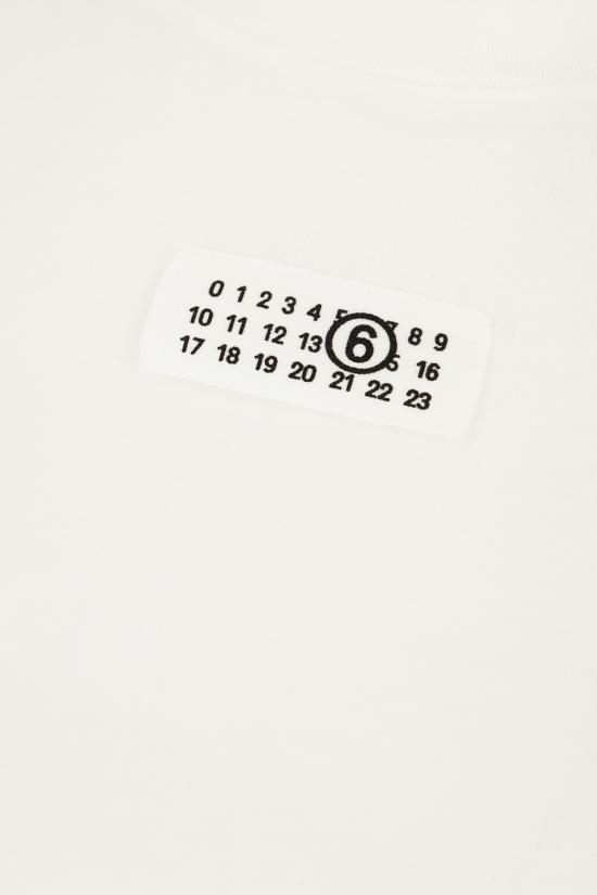 26SS MM6 메종마르지엘라 반팔 티셔츠 S52GC0327S24312 101 OFF WHITE - MM6 MAISON MARGIELA